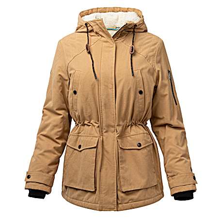 Women's Long Cascade Canvas Jacket