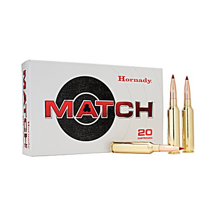 7mm PRC 180 Grain ELD Match Cartridges - 20 Rounds