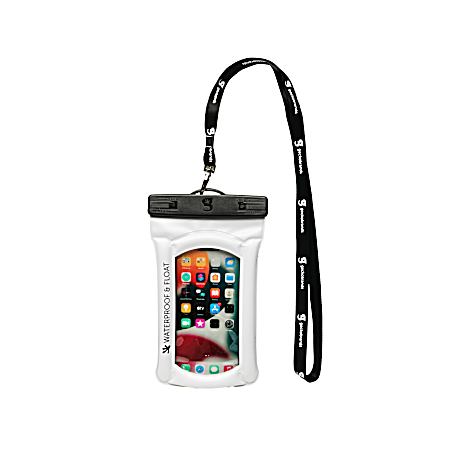 White Float Phone Dry Bag