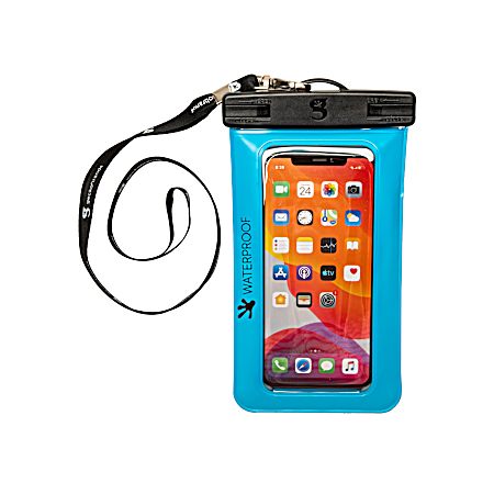 Blue Large Waterproof Phone Dry Bag