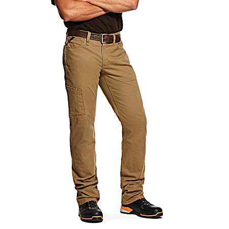 Men's Field Khaki M4 DuraStretch Made Tough Straight Leg Pants