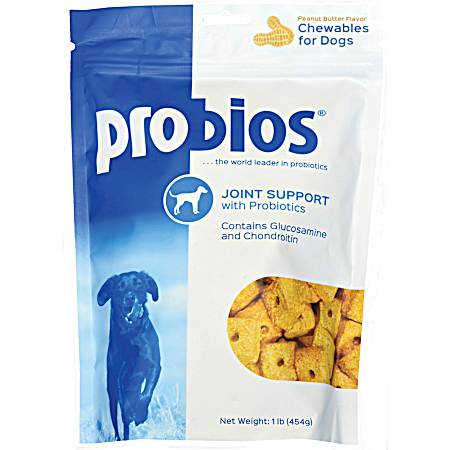 1 lb Joint Support Peanut Butter Flavor Chewable Dog Supplement