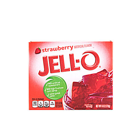 Strawberry Gelatin Dessert