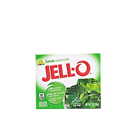 Lime Gelatin Dessert - 3 oz