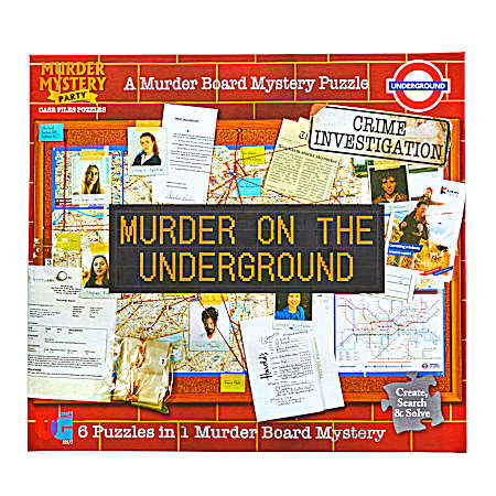 Murder on the Underground Murder Mystery Puzzle