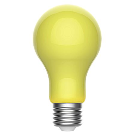 9W LED A19 Outdoor Yellow Bug Light Bulb - 1 Pk