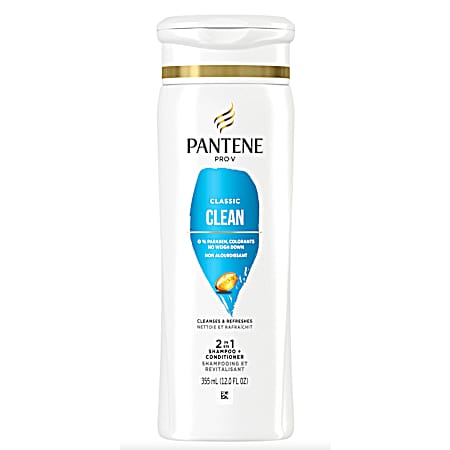 12 oz Pro-V Classic Clean 2 in 1 Shampoo + Conditioner