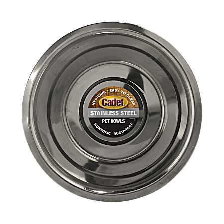 2 qt High Luster Stainless Steel Dog Bowl