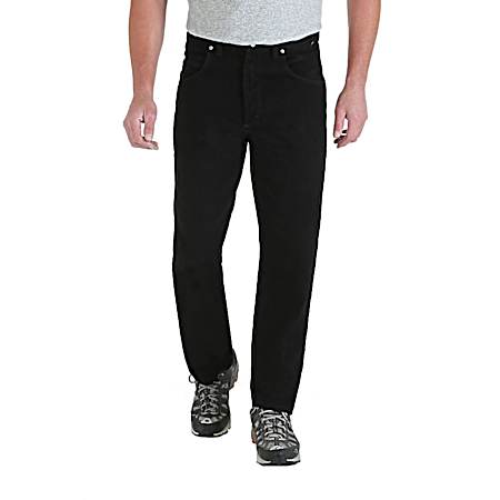 Men's Black Relaxed Fit Jeans