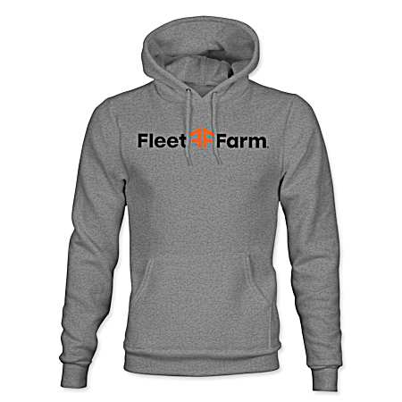 Men's Heather Gray Basic FF Logo Hoodie