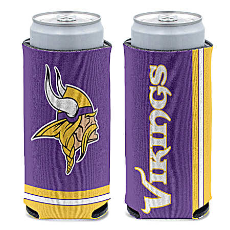 Minnesota Vikings Neoprene Slim Can Cooler