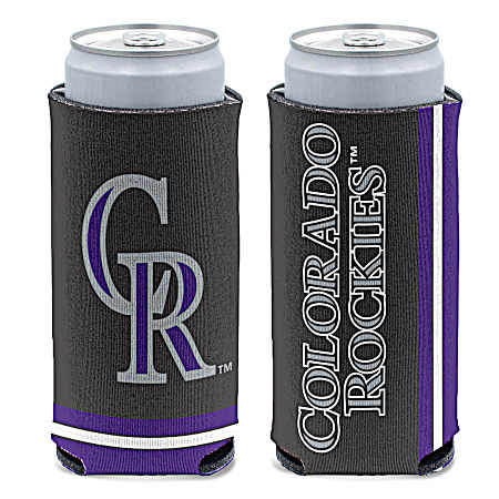 Colorado Rockies Neoprene Slim Can Cooler