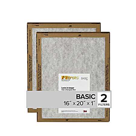 Basic Flat Panel Air Filter - 2 Pk