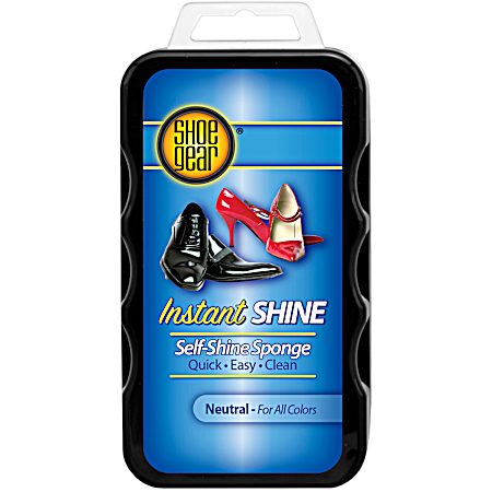Instant Shine Sponge - Hard Plastic Container