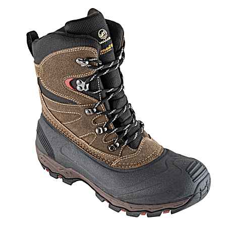 Men's Brown Lace-Up Pac Boots