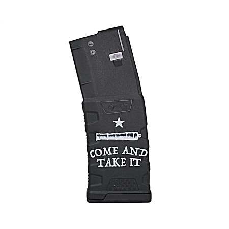 Come And Take It 5.56 x 45 NATO/.223 REM 30RD Decorated Extreme Duty Polymer Magazine