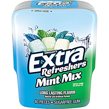 Extra Refreshers 40pc Mint Mix Chewing Gum