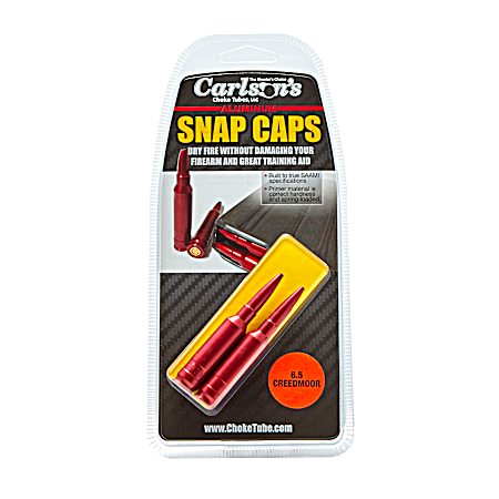 6.5 Creedmoor Aluminum Snap Caps - 2 Pk