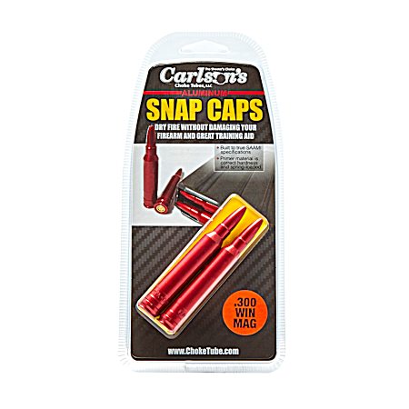 300 Win Mag Aluminum Snap Caps - 2 Pk