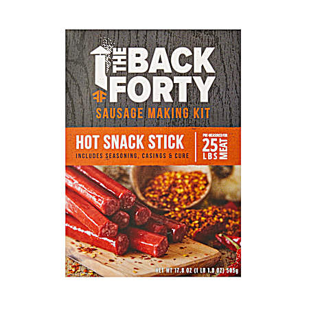 25 lb Hot Snack Stick Sausage Kit