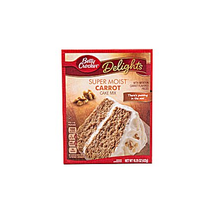 Delights Super Moist 15.25 oz Carrot Cake Mix