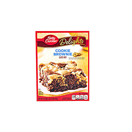Delights 17.4 oz Cookie Brownie Bars Mix