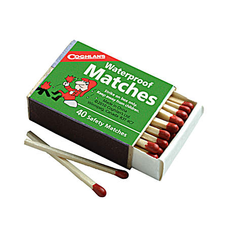 Waterproof Matches - 4 Pack
