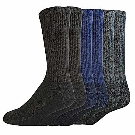 Men's Dri-Tech Crew Socks - 6 Pk