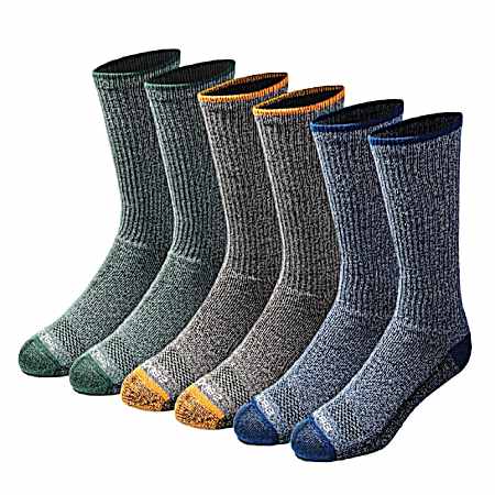 Men's Dri-Tech Crew Socks - 6 Pk