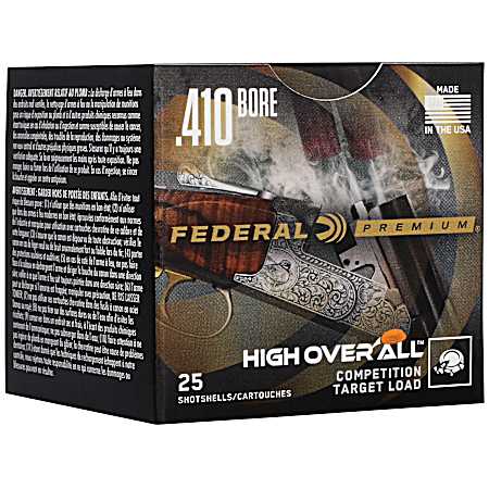 .410 Bore High Overall 2-1/2'' 8.5 Shot Shotshells - 25 Rounds
