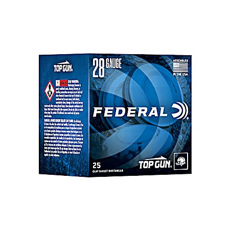 28 Gauge Top Gun Steel 2-3/4'' 7.5 Shot Shotshells - 25 Rounds