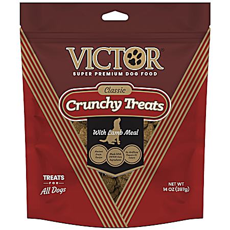 14 oz Crunchy Dog Treats with Lamb Meal