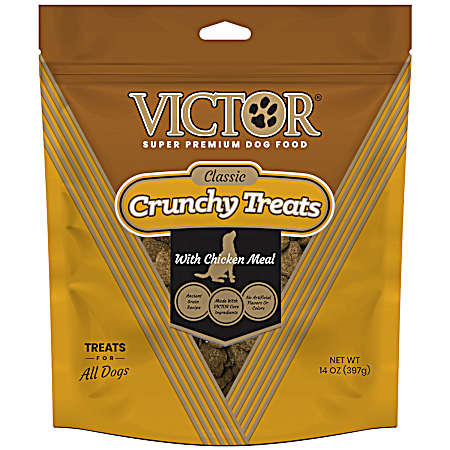14 oz Crunchy Dog Treats with Chicken Meal
