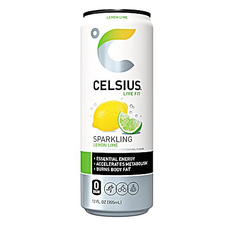 12 oz Sparkling Lemon Lime Energy Drink