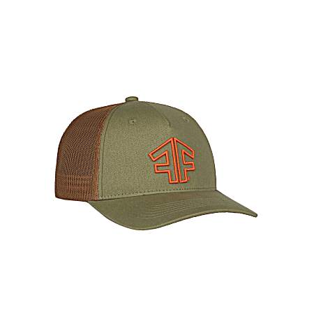 Men's Embroidered Logo Mesh Back Ball Cap