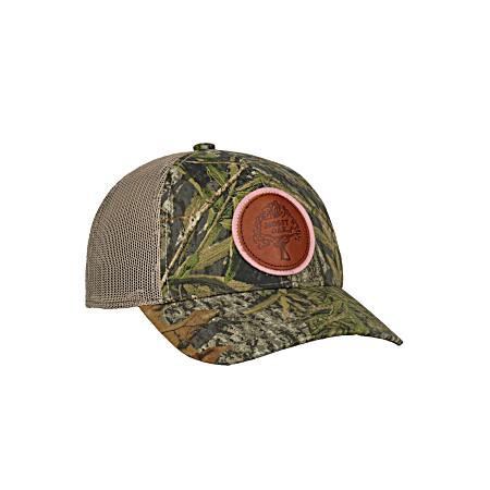 Men's Obession/Tan Round Patch Tree Logo Cap