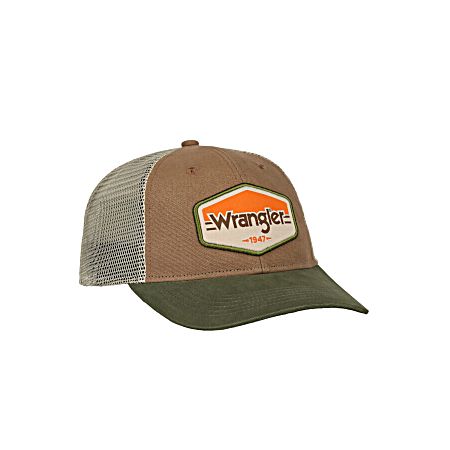 Men's Wrangler Wear Patch Mesh Back Ball Cap