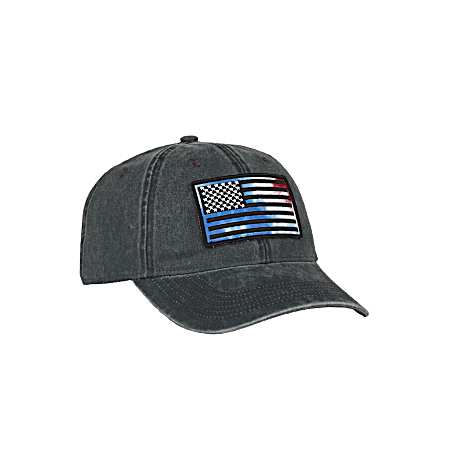 Ladies' Flag Patch Mesh Back Ball Cap