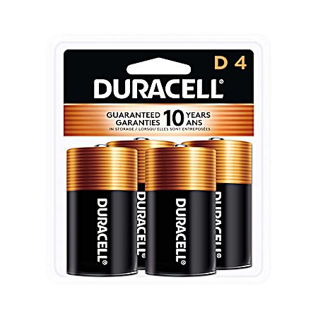 Coppertop D Batteries - 4 Pk.