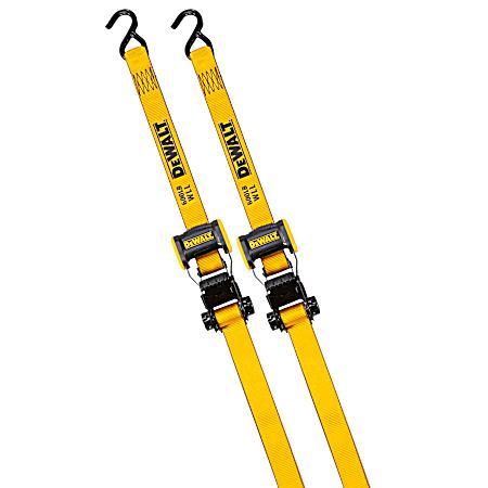 1.25 in x 12 ft Ratchet Tie Down Straps - 2 Pk