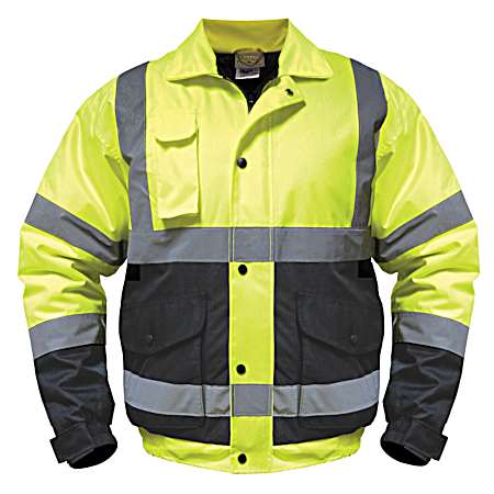 Men's Hi Vis Bomber With Zip Out Liner