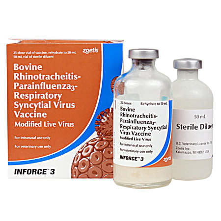 Inforce 3 Respiratory Vaccine - 25 Dose Vial