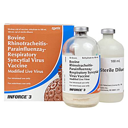 Inforce 3 Respiratory Vaccine - 50 Dose Vial