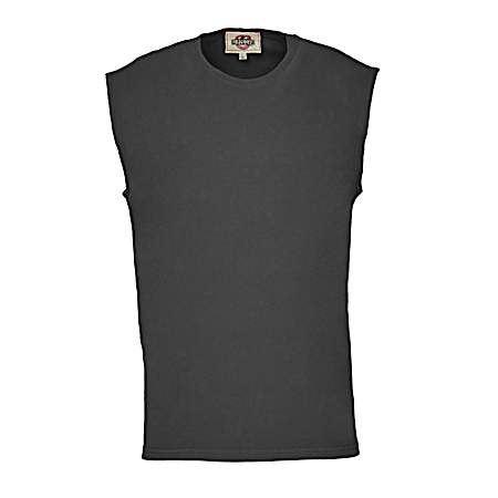 Men's Pigment-Dyed Crew Neck Sleeveless Tee