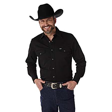 Men's Advance Comfort Button Front Long Sleeve Shirt