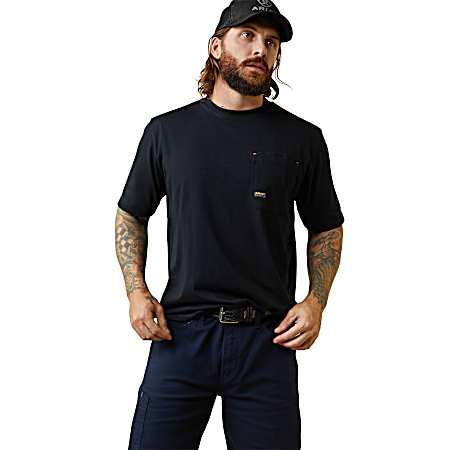 Men's Black Workman Born For This Short Sleeve Shirt