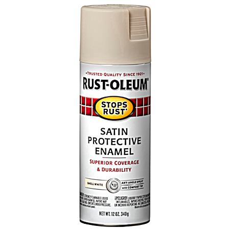 12 oz. Shell White Satin Spray