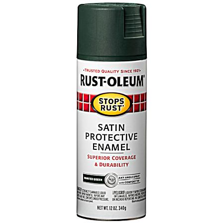 12 oz. Hunter Green Satin Spray