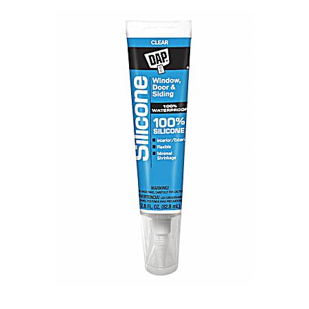 2.8 oz 100% Silicone Rubber Window, Door & Siding Sealant