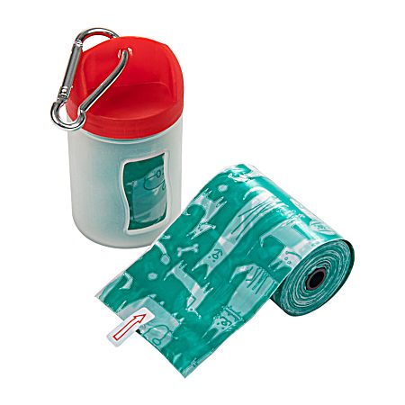 Scented Pet Waste Bag Dispenser w/ Bags - 30 Ct